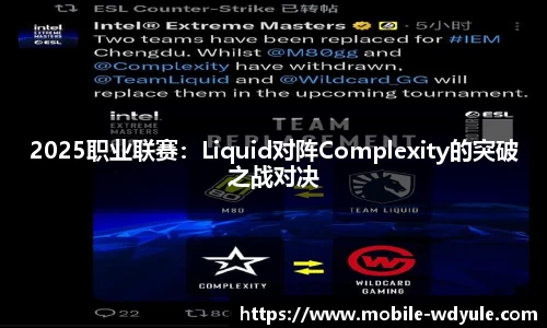 2025职业联赛：Liquid对阵Complexity的突破之战对决